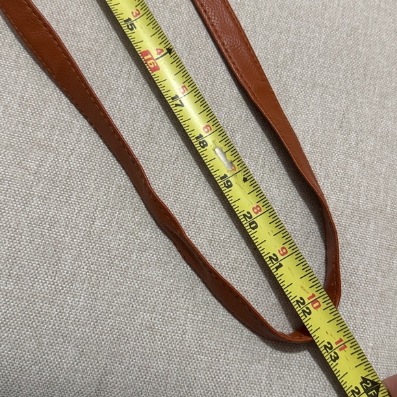 Boho Chic Wicker Basket Style Crossbody Bag-Brown Faux Leather Strap-Brass Tone - Picture 14 of 16